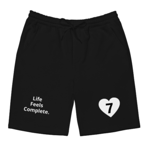Black Shorts Life Feels Complete - Seven Of Heart