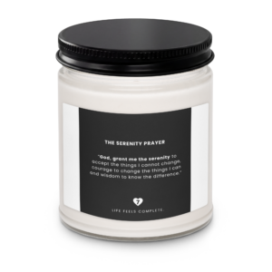 Seven Of Heart - Serenity Prayer Candle